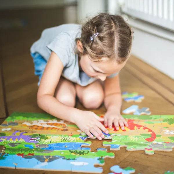 Bigjigs Toys Dawn of the Dinosaur Floor Puzzle (48 piece)