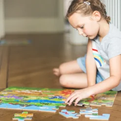 Bigjigs Toys Dawn of the Dinosaur Floor Puzzle (48 piece)