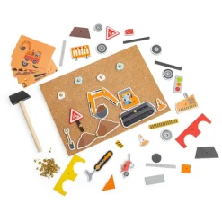 Bigjigs Toys Deluxe Pin-a-shape - Construction