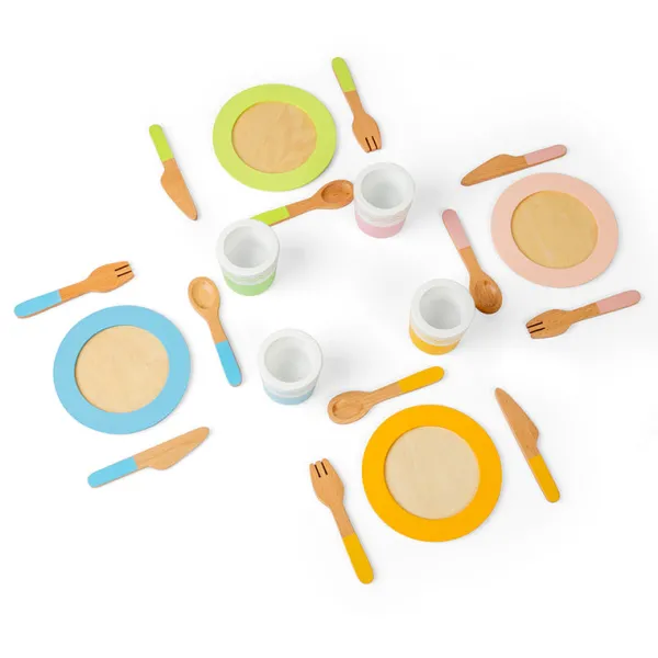 Bigjigs Toys Dinner Service Set