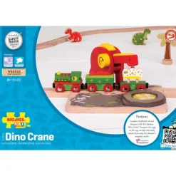Bigjigs Rail Dino Crane