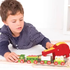 Bigjigs Rail Dino Crane