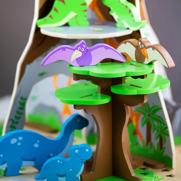 Bigjigs Heritage Playsets Dinosaur Island