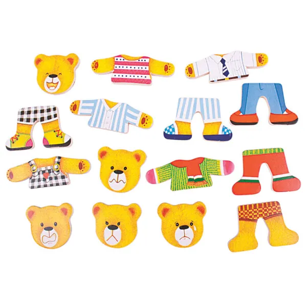 Bigjigs Toys Dress Up Bear Family