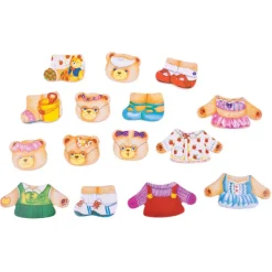 Bigjigs Toys Dress Up Bear Family