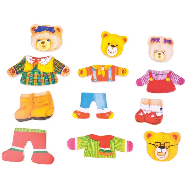 Bigjigs Toys Dress Up Bear Family