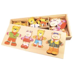 Bigjigs Toys Dress Up Bear Family
