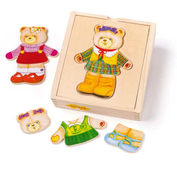 Bigjigs Toys Dress Up Mrs Bear