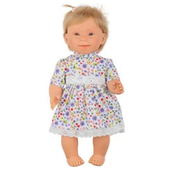 Baby Doll Dressed Girl Doll with Down Syndrome