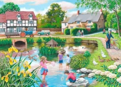 House of Puzzles Duck Pond - BIG 250 Piece Jigsaw Puzzle