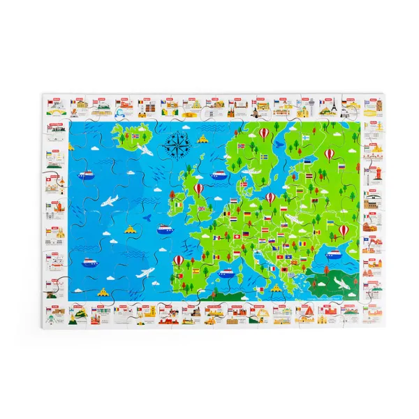 Bigjigs Toys European Map Floor Puzzle (48pc)