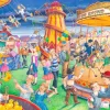 House of Puzzles Fairground Rides - BIG 250 Piece Jigsaw Puzzle