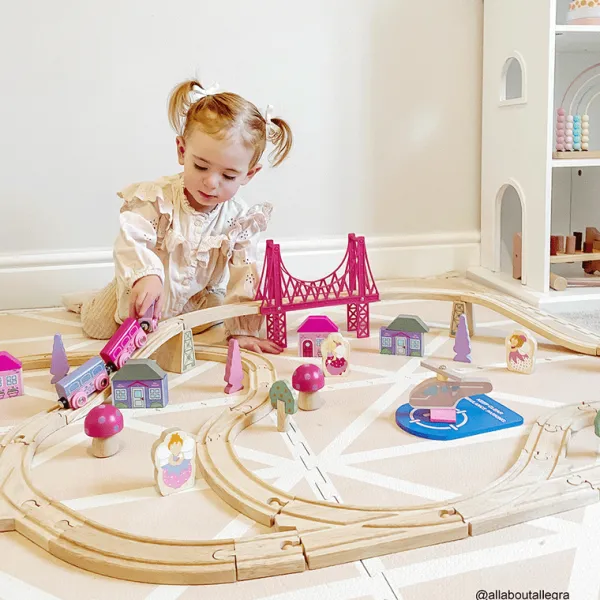 Bigjigs Rail Fairy Town Train Set