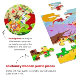 Bigjigs Toys Fantasy Floor Puzzle (48pc)
