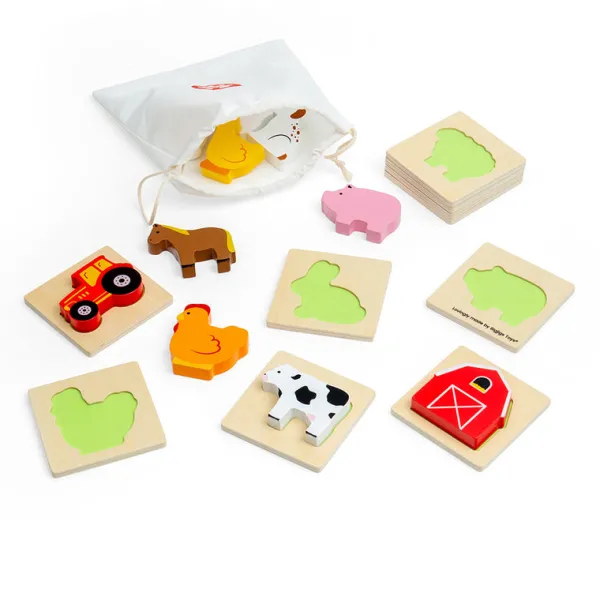 Bigjigs Toys Farm Feel and Find