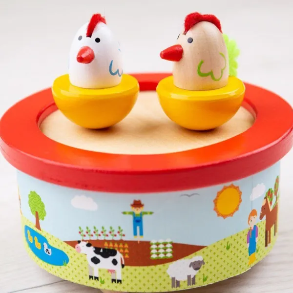 Bigjigs Toys Farm Music Box