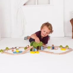 Bigjigs Rail Farm Train Set