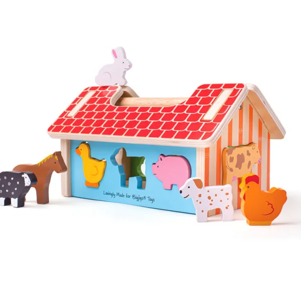 Bigjigs Baby Farmhouse Sorter