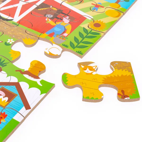 Bigjigs Toys Farmyard Floor Puzzle (48 piece)