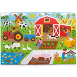 Bigjigs Toys Farmyard Floor Puzzle (48 piece)