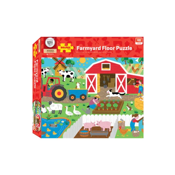 Bigjigs Toys Farmyard Floor Puzzle (48 piece)