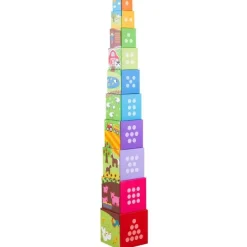 Bigjigs Toys Farmyard Stacking Cubes