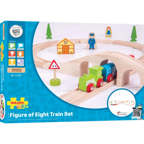 Bigjigs Rail Figure of Eight Train Set