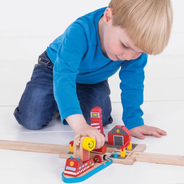 Bigjigs Rail Fire Sea Rescue