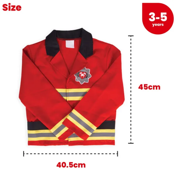 Bigjigs Toys Firefighter Dress Up (Without Helmet)