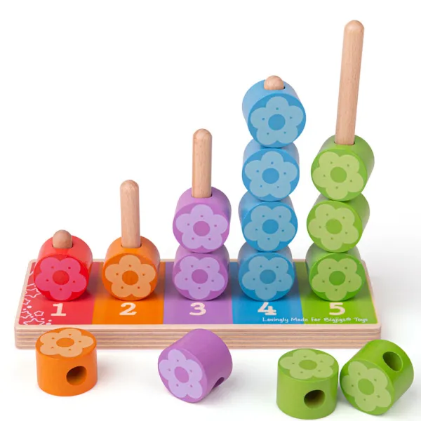 Bigjigs Baby First Flower Stacker