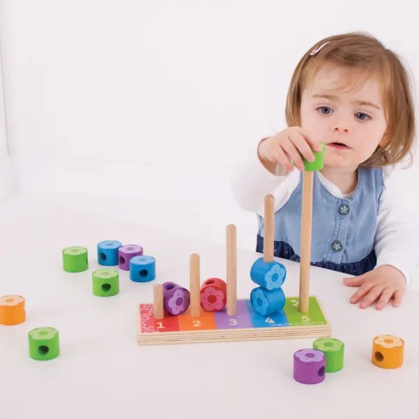 Bigjigs Baby First Flower Stacker