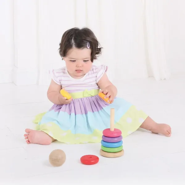 Bigjigs Baby First Rainbow Stacker
