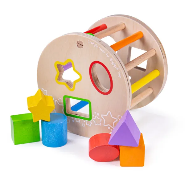 Bigjigs Baby First Rolling Shape Sorter