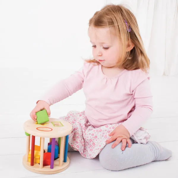 Bigjigs Baby First Rolling Shape Sorter