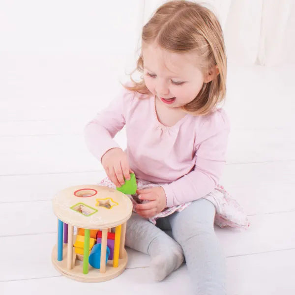 Bigjigs Baby First Rolling Shape Sorter