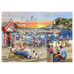 House of Puzzles Fish & Chips - 1000 Piece Jigsaw Puzzle