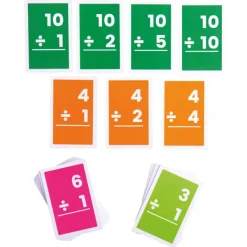 Bigjigs Toys Flashcards - Divisions 1 to 10