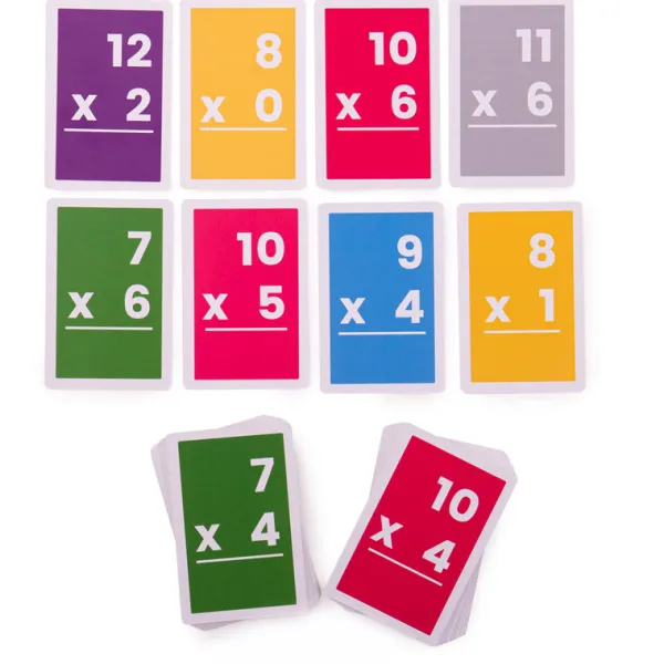 Bigjigs Toys Flashcards - Multiplications 7 to 12