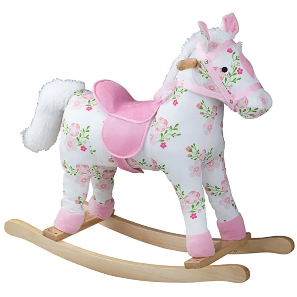 Bigjigs Toys Floral Rocking Horse