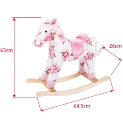 Bigjigs Toys Floral Rocking Horse