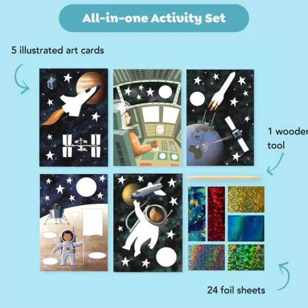 Tiger Tribe Foil Art - Space Adventures