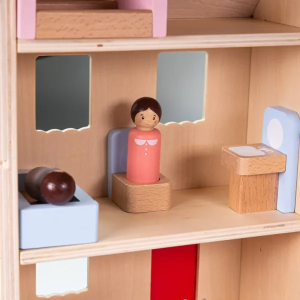 Bigjigs Toys Folding Dolls House Set