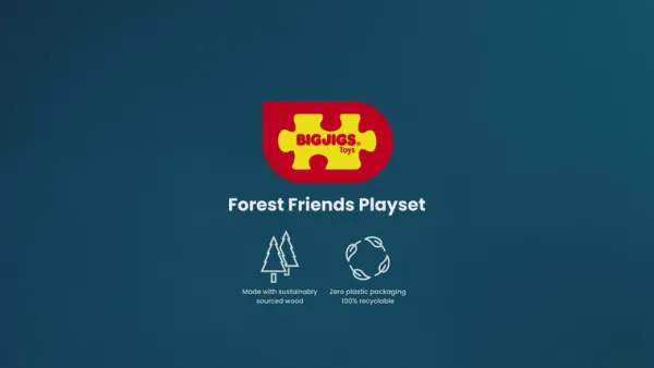 Bigjigs Toys Forest Friends Playset