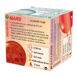 ZooBooKoo French Planets Solar System Statistics Cube Book