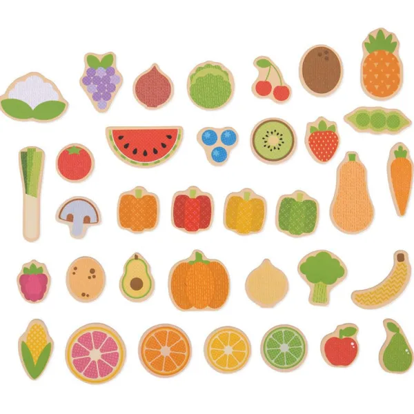 Bigjigs Toys Fruit and Veg Magnets