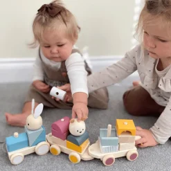 Bigjigs Toys FSC® Certified Activity Pull Along Train