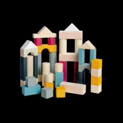 Bigjigs Toys FSC® Certified Drum of 50 Bricks