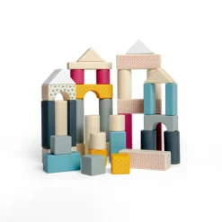 Bigjigs Toys FSC® Certified Drum of 50 Bricks