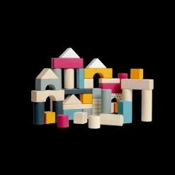 Bigjigs Toys FSC® Certified Drum of 50 Bricks