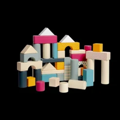 Bigjigs Toys FSC® Certified Drum of 50 Bricks